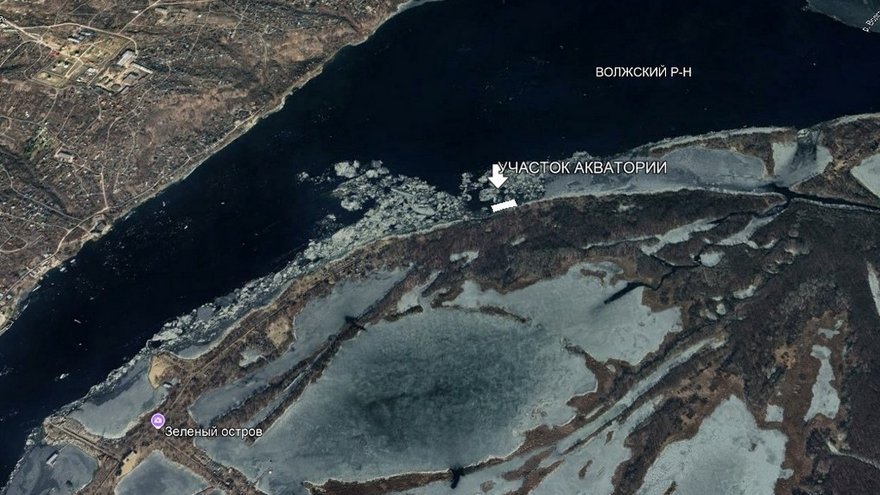 Участок Волги у Зеленого острова отдадут под причалы