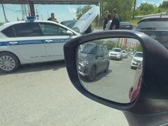 В Саратове автомобиль ДПС попал в ДТП