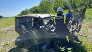 В аварии в пригороде Саратова пострадали двое