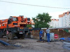 В Энгельсе отремонтировали разрушенный участок коллектора