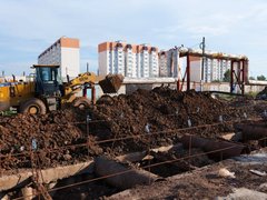 В Энгельсе отремонтировали разрушенный участок коллектора