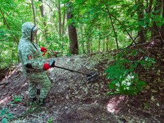 Саратовские следователи обнаружили останки красноармейцев под Воронежем