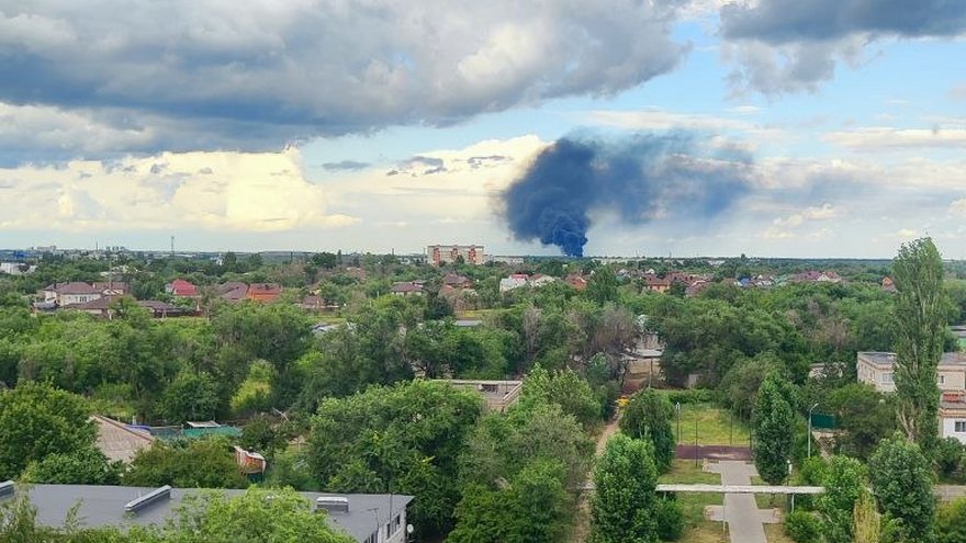 Под Энгельсом загорелся вагон поезда