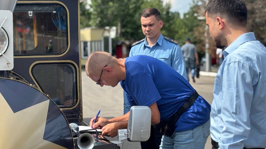 В Саратове в Парке Победы и у цирка нашли незаконные детские паровозики