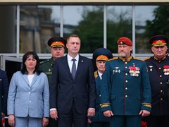 В Саратове открыли мемориал в честь погибших в боях нацгвардейцев