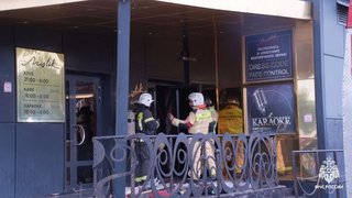 Сотрудники МЧС тушили воображаемый пожар в зале караоке