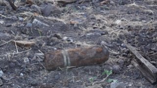 В Балашове откопали бронебойный снаряд времен Великой Отечественной войны