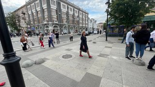 В Саратове собираются запретить рекламу краской на асфальте