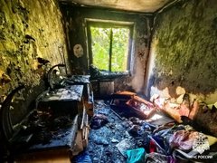 На пожаре в саратовской многоэтажке пострадал ребенок
