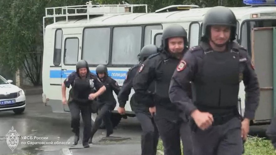 На учениях в Саратове расстреляли террористов