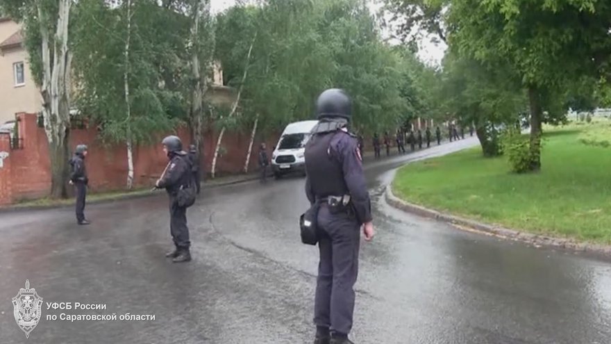 На учениях в Саратове расстреляли террористов