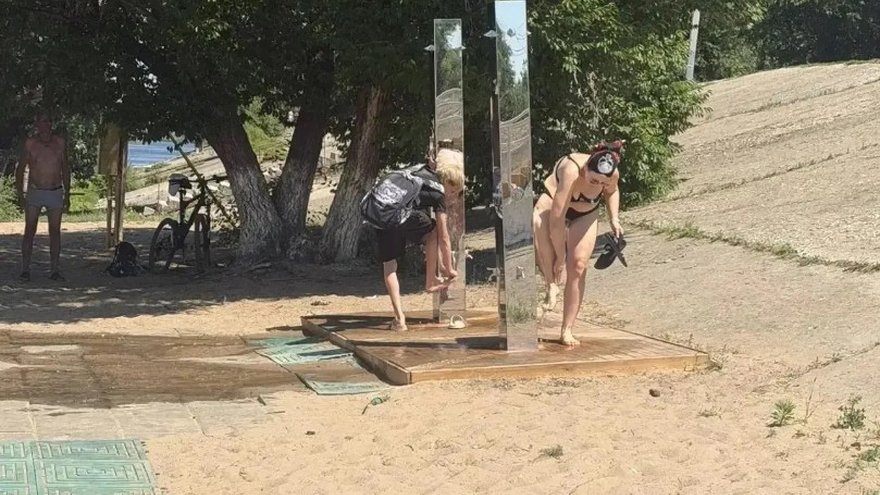 Жители Энгельса остались довольны обновленным пляжем