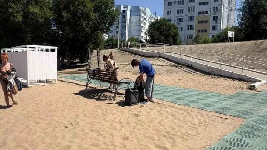 Жители Энгельса остались довольны обновленным пляжем