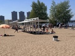 Жители Энгельса остались довольны обновленным пляжем