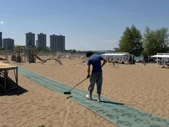 Жители Энгельса остались довольны обновленным пляжем