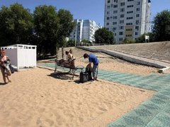 Жители Энгельса остались довольны обновленным пляжем