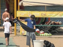 Жители Энгельса остались довольны обновленным пляжем