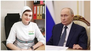 Путин наградил медсестру из Саратова Бражкину