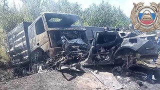В Саратовской области водитель легковушки погиб в столкновении с грузовиком
