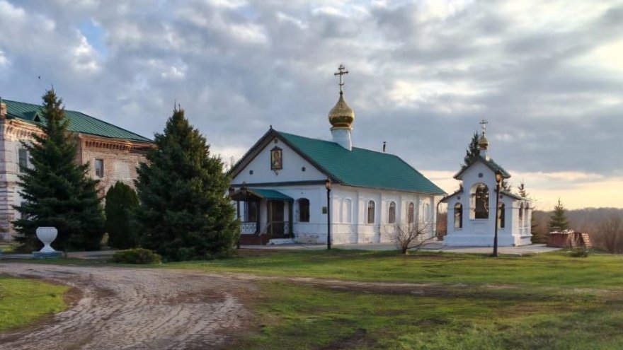 При поддержке Балаковской АЭС ведется строительство нового соборного храма на территории Иргизского Воскресенского мужского монастыря