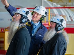 При поддержке Балаковской АЭС ведется строительство нового соборного храма на территории Иргизского Воскресенского мужского монастыря
