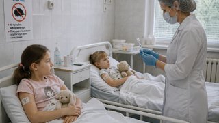 Двух девочек госпитализировали после игры с бешеным ежом