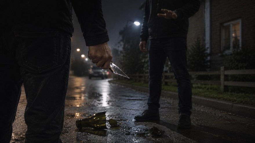 Саратовец не пустил пьяного мужчину в гости к сестре и матери и чуть не пострадал от розочки