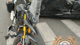 В Саратове 56-летний мотоциклист попал в ДТП и оказался в больнице