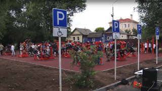 В энгельсском народном фитнес-парке провели первую тренировку