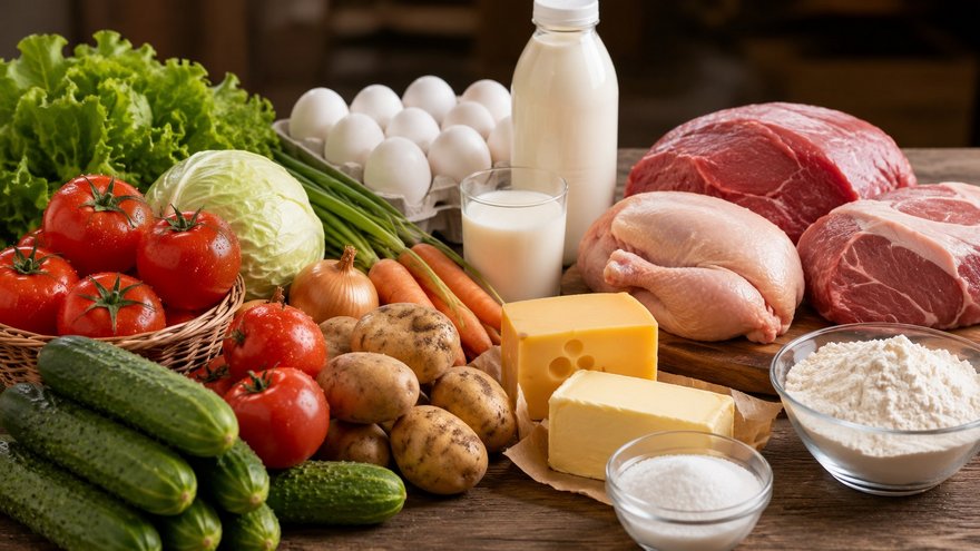 В Саратовской области подешевели огурцы с помидорами, а мясо подорожало