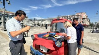 В Саратове у цирка снова обнаружили нелегальный паровозик