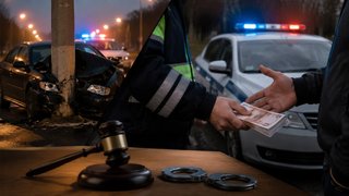 Пьяный водитель уснул за рулем после ДТП и предложил взятку инспекторам: приговор