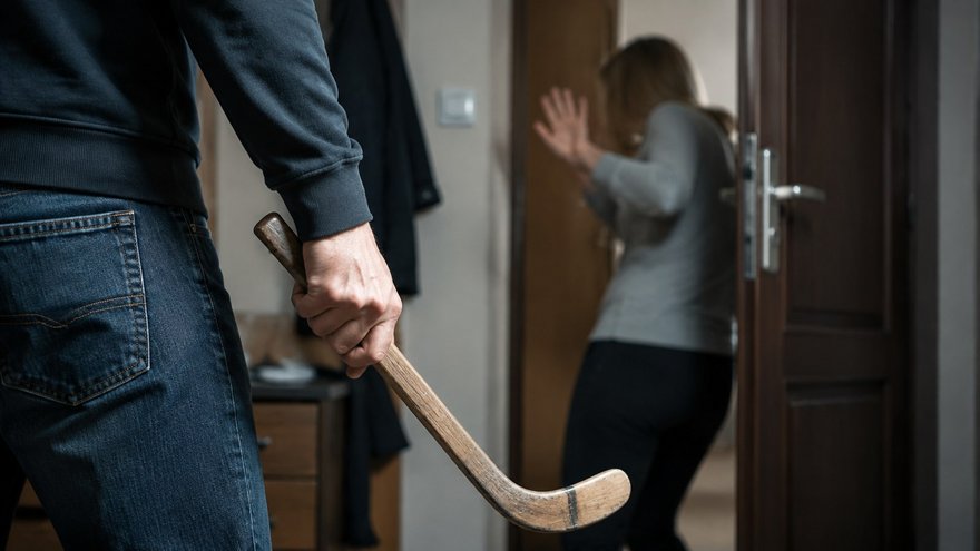 Под Саратовом мужчина попытался убить бывшую жену деревянной клюшкой