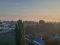 Энгельс сильно заволокло дымом от горящего мусорного полигона