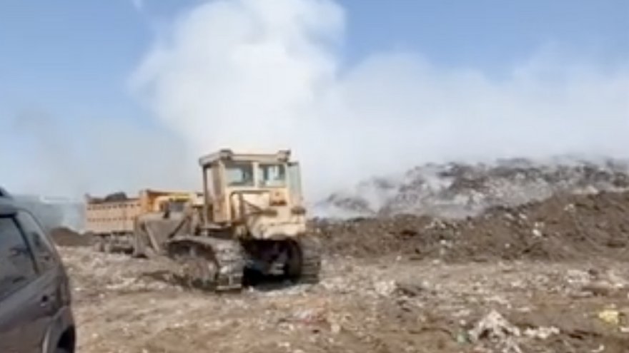 Обнародовано видео дымящейся свалки в Энгельсе