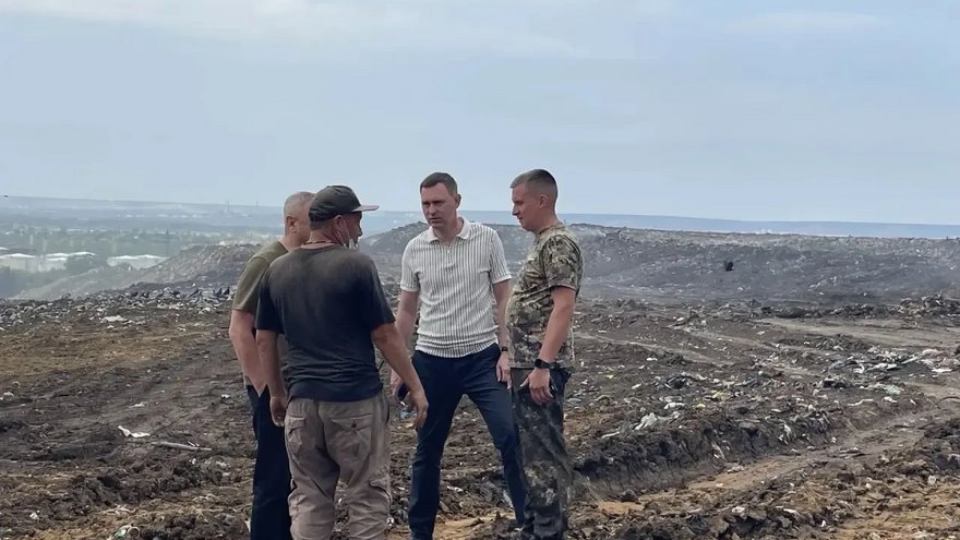 Площадь тушения на полигоне в Энгельсе уменьшилась на 75%