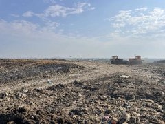Площадь тушения на полигоне в Энгельсе уменьшилась на 75%