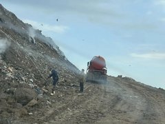 Площадь тушения на полигоне в Энгельсе уменьшилась на 75%