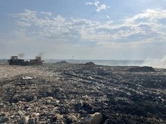 Площадь тушения на полигоне в Энгельсе уменьшилась на 75%