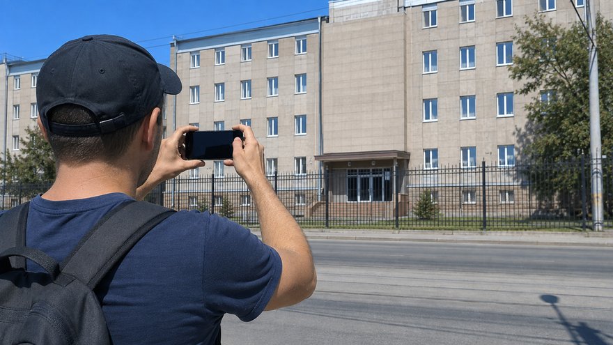 В Саратове волгоградца задержали за съемку здания Росгвардии