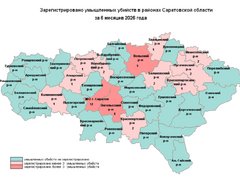 За полгода в Саратовской области насчитали 36 убийств