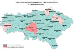 За полгода в Саратовской области насчитали 36 убийств