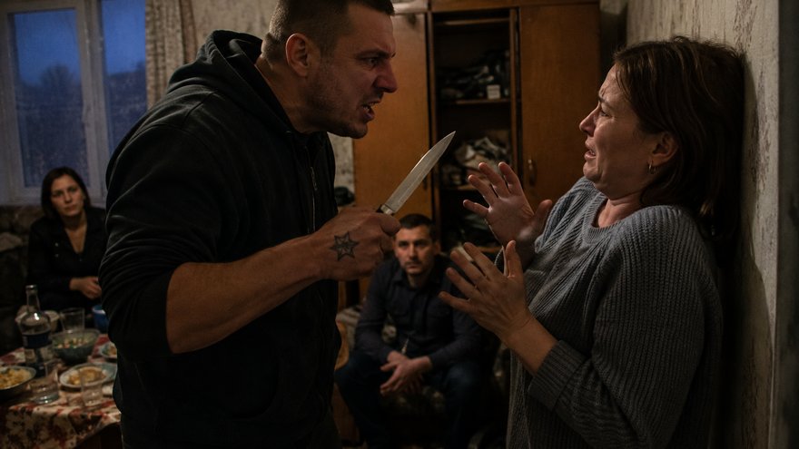 Уголовник с ножом попытался соблазнить гостью и получил новое дело