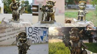 В Энгельсе украли пять металлических бычков