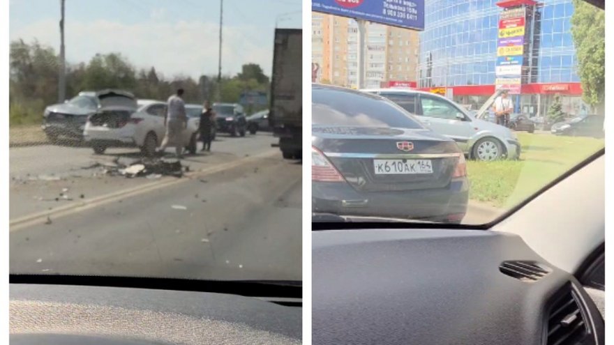 ДТП в Юбилейном вызвало крупный затор