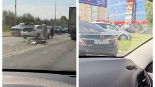 ДТП в Юбилейном вызвало крупный затор