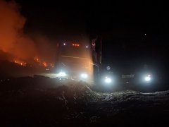 В Саратовской области загорелся очередной мусорный полигон