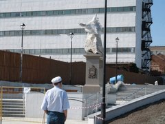 В Саратове завершают строительство спуска у царских ворот