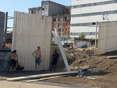 В Саратове завершают строительство спуска у царских ворот