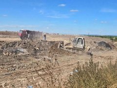 Пожар на мусорном полигоне в Балакове полностью потушили